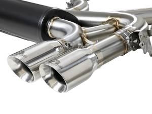 aFe Power - 49-36341-P | AFE Power MACH Force-XP 3-1/2 IN 304 Stainless Steel Cat-Back Exhaust w/ Polished Tip (2015-2018 X5 M F85 V8-4.4L tt) - Image 4