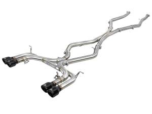 49-36342-B | AFE Power MACH Force-XP 3-1/2 IN 304 Stainless Steel Cat-Back Exhaust w/ Black Tip  (2015-2018 X5 M F85 V8-4.4L tt)