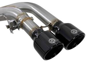 aFe Power - 49-36342-B | AFE Power MACH Force-XP 3-1/2 IN 304 Stainless Steel Cat-Back Exhaust w/ Black Tip  (2015-2018 X5 M F85 V8-4.4L tt) - Image 5