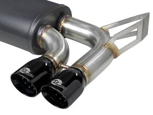 aFe Power - 49-36344-B | AFE Power MACH Force-XP 2-1/2 IN 304 Stainless Steel Cat-Back Exhaust System w/ Black Tips (2001-2006 M3 E46 L6-3.2L) - Image 4