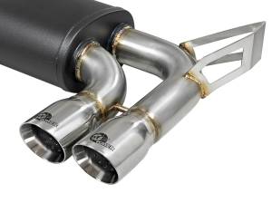 aFe Power - 49-36344-P | AFE Power MACH Force-XP 2-1/2 IN 304 Stainless Steel Cat-Back Exhaust w/ Polished Tips (2001-2006 M3 E46 L6-3.2L) - Image 5