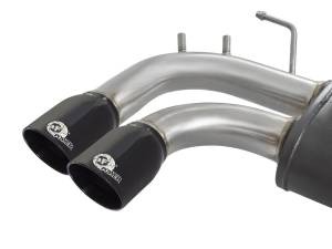 aFe Power - 49-36345-B | AFE Power MACH Force-XP 2-1/2 IN 304 Stainless Steel Cat-Back Exhaust System w/ Black Tips (2014-2016 228i F22/23 L4-2.0L t) - Image 3