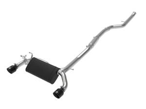 aFe Power - 49-36347-B | AFE Power MACH Force-XP 3 IN to 2-1/2 IN 304 Stainless Steel Cat-Back Exhaust Black (2014-2016 M235i F22/23 L4-2.0L t) - Image 1