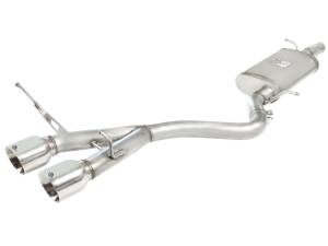 aFe Power - 49-36408-P | AFE Power MACH Force-Xp 2-1/2 in 304 Stainless Steel Cat-Back Exhaust w/Polished Tip (2008-2008 R32 MKV V6-3.2L) - Image 1