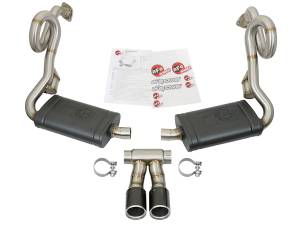 aFe Power - 49-36415-C | AFE Power MACH Force-Xp 2-1/2 IN to 2 IN Stainless Steel Cat-Back Exhaust System Carbon (2013-2016 Cayman 981 H6-3.4L) - Image 2