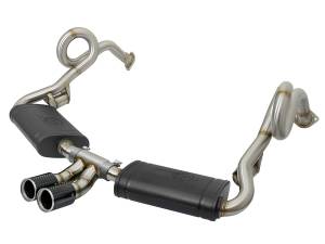 aFe Power - 49-36415-C | AFE Power MACH Force-Xp 2-1/2 IN to 2 IN Stainless Steel Cat-Back Exhaust System Carbon (2013-2016 Cayman 981 H6-3.4L) - Image 3