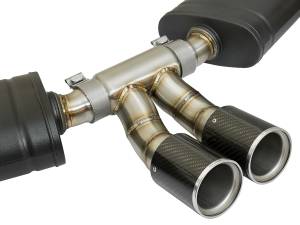 aFe Power - 49-36415-C | AFE Power MACH Force-Xp 2-1/2 IN to 2 IN Stainless Steel Cat-Back Exhaust System Carbon (2013-2016 Cayman 981 H6-3.4L) - Image 5