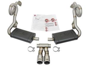 aFe Power - 49-36415-P | AFE Power MACH Force-Xp 2-1/2 IN to 2 IN Stainless Steel Cat-Back Exhaust System Polished (2013-2016 Cayman 981 H6-3.4L) - Image 2