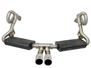 49-36415-P | AFE Power MACH Force-Xp 2-1/2 IN to 2 IN Stainless Steel Cat-Back Exhaust System Polished (2013-2016 Cayman 981 H6-3.4L)