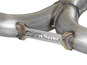 aFe Power - 49-36417-P | AFE Power MACH Force-Xp 3 IN to 2-1/2 IN Stainless Steel Axle-Back Exhaust System Polished (2015-2017 GTI MKVII L4-2.0L t) - Image 2