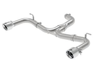 aFe Power - 49-36417-P | AFE Power MACH Force-Xp 3 IN to 2-1/2 IN Stainless Steel Axle-Back Exhaust System Polished (2015-2017 GTI MKVII L4-2.0L t) - Image 1