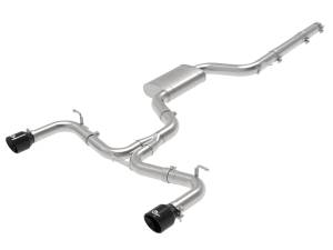 aFe Power - 49-36418-B | AFE Power MACH Force-Xp 3 IN to 2-1/2 IN Stainless Steel Cat-Back Exhaust System Black (2015-2017 GTI MKVII L4-2.0L t) - Image 1