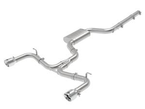 aFe Power - 49-36418-P | AFE Power MACH Force-Xp 3 IN to 2-1/2 IN Stainless Steel Cat-Back Exhaust System Polished (2015-2017 GTI MKVII L4-2.0L t) - Image 1