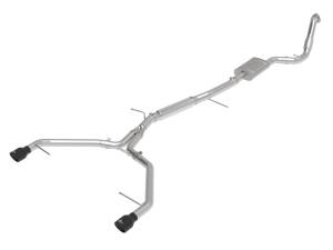 aFe Power - 49-36420-B | AFE Power MACH Force-Xp 3 IN to 2-1/2 IN Stainless Steel Cat-Back Exhaust System Black (2017-2019 A4 B9 L4-2.0L t) - Image 1