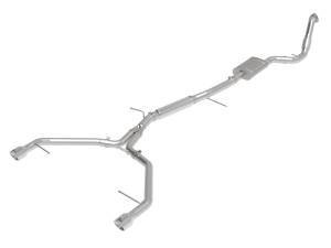 aFe Power - 49-36420-P | AFE Power MACH Force-Xp 3 IN to 2-1/2 IN Stainless Steel Cat-Back Exhaust System Polished (2017-2019 A4 B9 L4-2.0L t) - Image 1