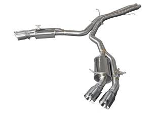 aFe Power - 49-36427-P | AFE Power MACH Force-Xp 3 IN to 2-1/2 IN Stainless Steel Cat-Back Exhaust System Polished (2018-2020 RS5 V6-2.9L tt) - Image 1