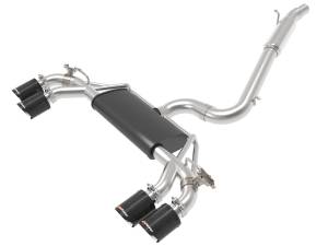 49-36430-C | AFE Power MACH Force-Xp 3 IN to 2-1/2 IN Stainless Steel Cat-Back Exhaust System Carbon (2015-2019 Golf R MKVII L4-2.0L t)