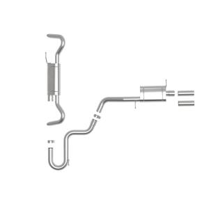 aFe Power - 49-36453 | AFE Power MACH Force-Xp 3 IN to 2-1/2 IN 304 Stainless Steel Cat-Back Exhaust System (2020-2024 Atlas Cross Sport L4-2.0L/V6-3.6L) - Image 2