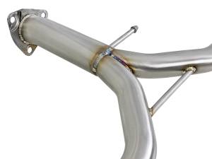 aFe Power - 49-36604 | AFE Power Takeda 1-3/4 IN to 2-1/4 IN 304 Stainless Steel Axle-Back Exhaust w/ Polish Tips (2013-2016 Accord L4-2.4L) - Image 3