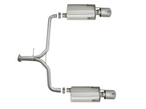 aFe Power - 49-36604 | AFE Power Takeda 1-3/4 IN to 2-1/4 IN 304 Stainless Steel Axle-Back Exhaust w/ Polish Tips (2013-2016 Accord L4-2.4L) - Image 2