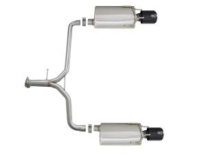 aFe Power - 49-36604-B | AFE Power Takeda 2-1/4 IN to 1-3/4 IN 304 Stainless Steel Axle-Back Exhaust w/ Black Tips (2013-2017 Accord L4-2.4L) - Image 2