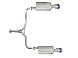 aFe Power - 49-36604-L | AFE Power Takeda 2-1/4 IN to 1-3/4 IN 304 Stainless Steel Axle-Back Exhaust w/ Black Tips (2013-2017 Accord L4-2.4L) - Image 2