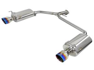 49-36604-L | AFE Power Takeda 2-1/4 IN to 1-3/4 IN 304 Stainless Steel Axle-Back Exhaust w/ Black Tips (2013-2017 Accord L4-2.4L)