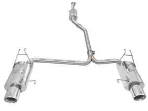 aFe Power - 49-36612 | AFE Power Takeda 2-1/4 IN to 2 IN 304 Stainless Steel Cat-Back Exhaust w/Polished Tips (2008-2012 Accord) - Image 2