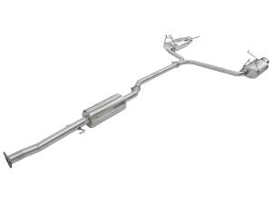 aFe Power - 49-36612 | AFE Power Takeda 2-1/4 IN to 2 IN 304 Stainless Steel Cat-Back Exhaust w/Polished Tips (2008-2012 Accord) - Image 3