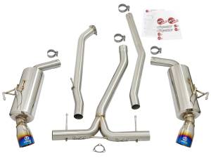 aFe Power - 49-36615-L | AFE Power Takeda 304 Stainless Steel Cat-Back Exhaust w/ Blue Flame Tip (2016-2021 Civic L4-1.5L t) - Image 3