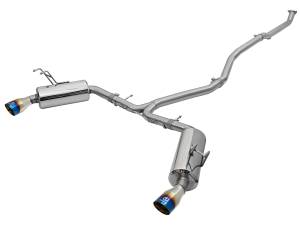 aFe Power - 49-36615-L | AFE Power Takeda 304 Stainless Steel Cat-Back Exhaust w/ Blue Flame Tip (2016-2021 Civic L4-1.5L t) - Image 2