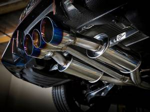 aFe Power - 49-36616-L | AFE Power Takeda 3 IN 304 Stainless Steel Cat-Back Exhaust System w/ Blue Flame Tip (2017-2021 Civic L4-2.0L t) - Image 7