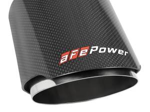 aFe Power - 49-36618-1C | AFE Power Takeda 3 IN 304 Stainless Steel Cat-Back Exhaust w/ Center Carbon Fiber Tips (2017-2020 Civic Si L4-1.5L t) - Image 4