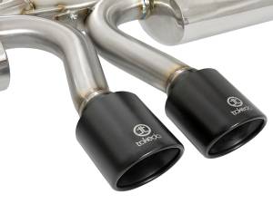 aFe Power - 49-36618-B | AFE Power Takeda 3 IN 304 Stainless Steel Cat-Back Exhaust w/ Center Black Tips (2017-2020 Civic Si L4-1.5L t) - Image 5