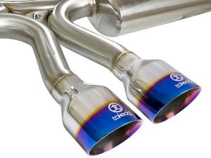 aFe Power - 49-36618-L | AFE Power Takeda 3 IN 304 Stainless Steel Cat-Back Exhaust System w/ Blue Flame Tip (2017-2020 Civic Si L4-1.5L t) - Image 5