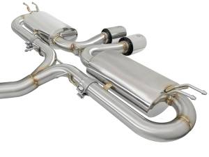 aFe Power - 49-36618-P | AFE Power Takeda 3 IN 304 Stainless Steel Cat-Back Exhaust w/ Center Polished Tips (2017-2020 Civic Si L4-1.5L t) - Image 3