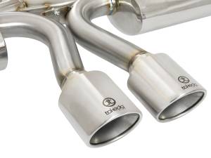 aFe Power - 49-36618-P | AFE Power Takeda 3 IN 304 Stainless Steel Cat-Back Exhaust w/ Center Polished Tips (2017-2020 Civic Si L4-1.5L t) - Image 4