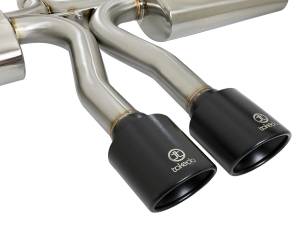 aFe Power - 49-36621-B | AFE Power Takeda 3 IN 304 Stainless Steel Cat-Back Exhaust System w/ Black Tips (2017-2020 Civic Si L4-1.5L t) - Image 5