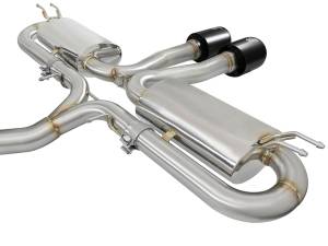 aFe Power - 49-36621-B | AFE Power Takeda 3 IN 304 Stainless Steel Cat-Back Exhaust System w/ Black Tips (2017-2020 Civic Si L4-1.5L t) - Image 3