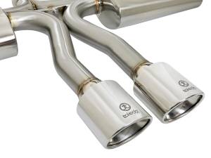 aFe Power - 49-36621-P | AFE Power Takeda 3 IN 304 Stainless Steel Cat-Back Exhaust System w/ Polished Tips (2017-2020 Civic Si L4-1.5L t) - Image 5