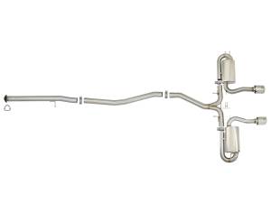 aFe Power - 49-36621-P | AFE Power Takeda 3 IN 304 Stainless Steel Cat-Back Exhaust System w/ Polished Tips (2017-2020 Civic Si L4-1.5L t) - Image 2