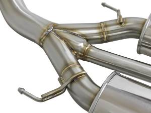 aFe Power - 49-36623-C | AFE Power Takeda 3 IN 304 Stainless Steel Cat-Back Exhaust System w/ Carbon Fiber Tips (2017-2021 Civic L4-2.0L t) - Image 3