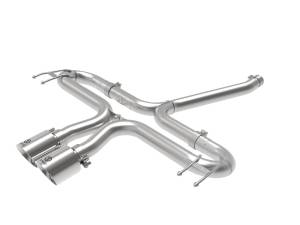 49-36625-P | AFE Power Takeda 2-1/2 IN 304 Stainless Steel Axle-Back Exhaust System w/ Polished Tips (2017-2021 Civic Sport L4-1.5L t)