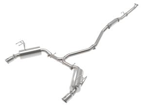 aFe Power - 49-36628-P | AFE Power Takeda 2-1/2 IN to 2-1/4 IN 304 Stainless Steel Cat-Back Exhaust System Polished (2022-2024 Civic L4-1.5L t) - Image 1