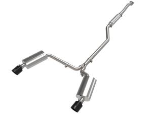 aFe Power - 49-36629-B | AFE Power Takeda 2-1/2 IN to 2-1/4 IN 304 Stainless Steel Cat-Back Exhaust System Black (2009-2014 TSX L4-2.4L) - Image 1