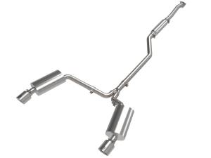 aFe Power - 49-36629-P | AFE Power Takeda 2-1/2 IN to 2-1/4 IN 304 Stainless Steel Cat-Back Exhaust System Polished (2009-2014 TSX L4-2.4L) - Image 1