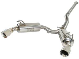 aFe Power - 49-36701 | AFE Power Takeda 3 IN to 2-1/2 IN 304 Stainless Steel Cat-Back Exhaust w/ Polished Tips (2008-2015 Lancer L4-2.0L t) - Image 2