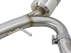 aFe Power - 49-36701-L | AFE Power Takeda 3 IN to 2-1/2 IN 304 Stainless Steel Cat-Back Exhaust w/ Blue Flamed Tips (2008-2015 Lancer L4-2.0L t) - Image 4