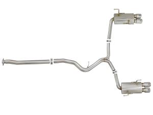 aFe Power - 49-36801-P | AFE Power Takeda 3 IN to 2-1/4 IN 304 Stainless Steel Cat-Back Exhaust w/ Polished Tip (2015-2020 WRX Sti H4-2.0/2.5L t) - Image 2