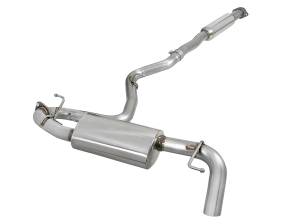 49-36803 | AFE Power Takeda 2-1/2 IN 304 Stainless Steel Cat-Back Exhaust System (2018-2023 Crosstrek H4-2.0L)